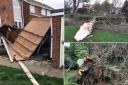 The storms caused damage across Braintree and Halstead