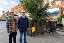 Ross Playle and Tom Cunningham pushed for Newland Street to be closed for the fair