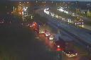 Delays - traffic building on the A12 at Marks Tey