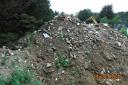 Illegal waste at the Damases Lane site in Boreham