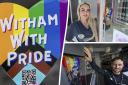 Rallying around - Witham residents and business owners have shown their support for the LGBTQ+ community