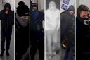 Police are looking to identify this group in connection with a huge theft close to the A120 in Braintree