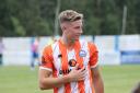 Impact: new signing Will Davies impressed for Braintree Town in their friendly win at Ipswich Wanderers