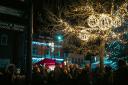 Witham town centre was lit up for the returning festive fair