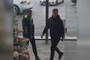 Wanted: CCTV image showing two men who police believe can assist them in their investigation