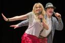 Fun - Actors Rhianna Gregory and Fionn Crickett on stage during a rehearsal for High School Musical