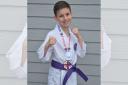Champion - Charlie Dalby, 11, from Maldon now the English Champion in the Karate Kata section