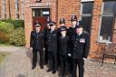 Honour - special constables at Barbara Northover’s funeral