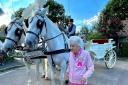 Ivy Spencer enjoyed a horse and carriage trip around Hatfield Peverel for her 100th birthday