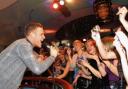 Crowd pleaser: Olly Murs was a huge hit at Chicago's, Braintree