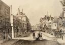 Maldon High Street in 1850 (by permission Kevin Fuller)