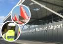 A Jet2 commercial flight was diverted to Stansted due to a 