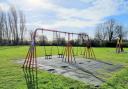 The current playground equipment at Little Yeldham