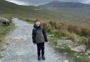 Brave - Inspirational Jacob Tompkins smiles his way to the top of Snowdon