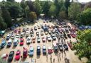 BACK AGAIN: The public gardens was full of cars and bikes last year