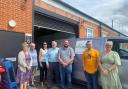 Helpful - councillors visiting the Braintree Foodbank