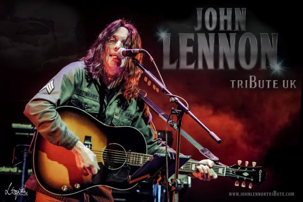 TRIBUTE: Residents can catch Gaz Keenan's portrayal of John Lennon this week (Lissywitch Photography)