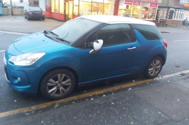 STOLEN VEHICLE: The blue Citron which Tendring officers managed to return within minutes