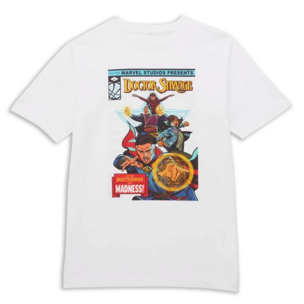 Braintree and Witham Times: Marvel Dr Strange Star Comic Oversized Heavyweight T-Shirt (Zavvi)