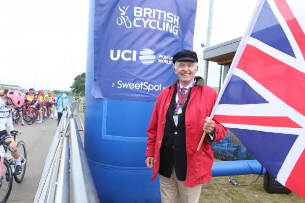 Braintree and Witham Times: Colchester’s flag-waving deputy mayor, councillor John Jowers
