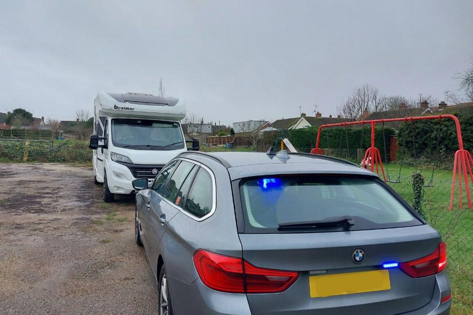 Sible Hedingham: Stolen motorhome is recovered by police | Braintree and Witham Times 