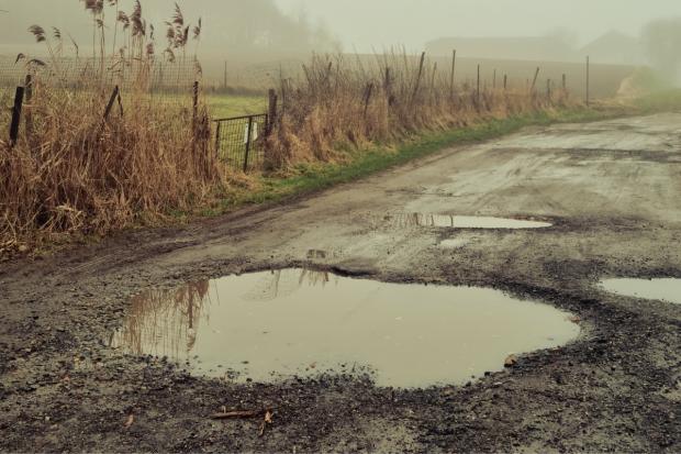 There were a total of 1,221 pothole repairs in January, marking an increase from the previous month's count