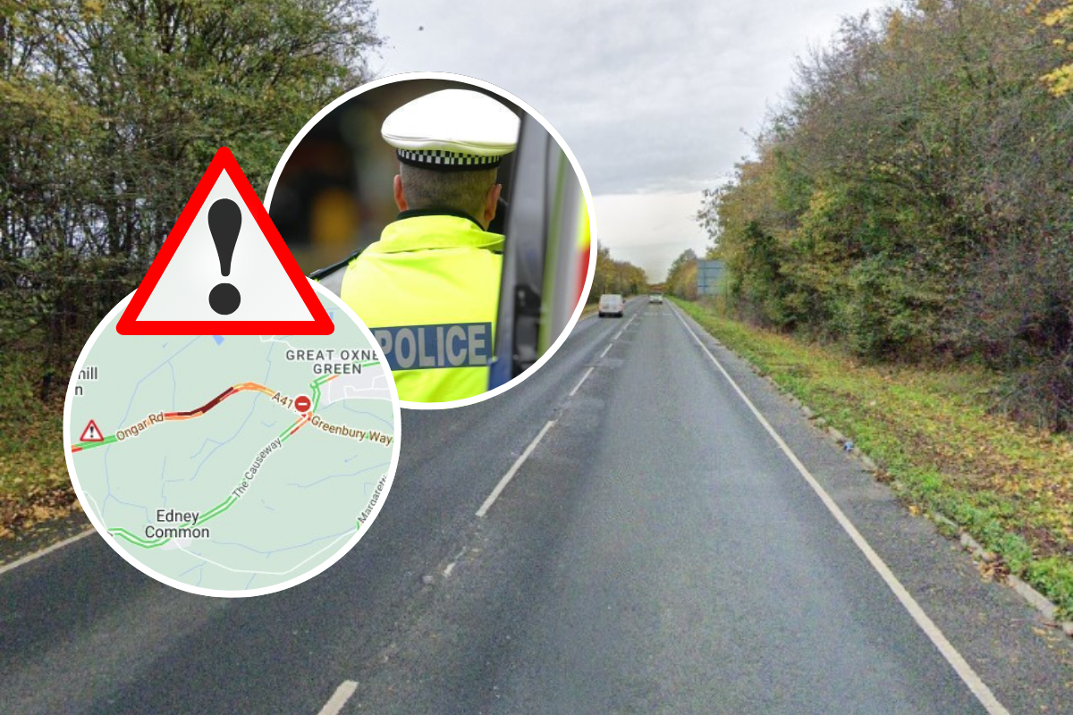 Writtle A414 crash sees road closed as police on scene | Braintree and Witham Times - Vimarsana News