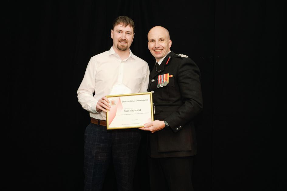 Off-duty Coggeshall firefighter commended for 