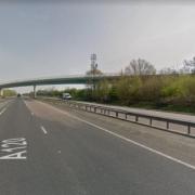 A part of the A120 has been shut in both directions while officers respond to a welfare issue (Google StreetView)