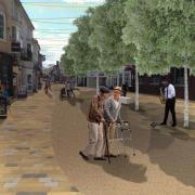 A CGI mock up of what the High Street may look like