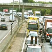 Traffic on the A12 in Essex
