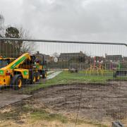 Work Underway: Upgraeds for the park in Kelvedon have already begun to be made