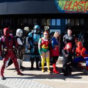 COMIC COLLABORATION: Plenty of characters came along to visit for the reopening (all pics: Chloe Edwards)