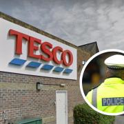 Police are investigating following reports of a burglary at Tesco in Witham (pic: Google Maps)