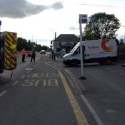 The gas leak occurred following a road traffic collision in Takeley (pic: Essex Fire)