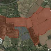 The proposed solar farm plans