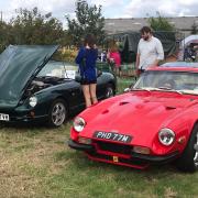 Successful day - Attendees enjoyed admiring some great classic cars at the event