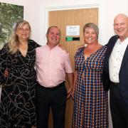 Jo and Steve Hammond, Helen Rollason CEO Kate Alden and Chairman of The Anderson Group Mark Anderson