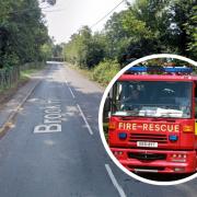 Fire crews tackled the candle blaze in Brook Hill, Little Waltham