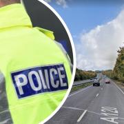 Drink driver: a drink driver was stopped on the A120 in Braintree