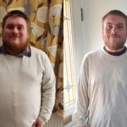 Jack Huckle has lost five-and-a-half stone through the MAN v FAT programme