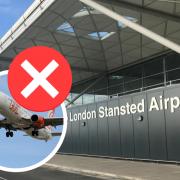 Flights have been suspended at Stansted due to weather