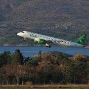 The Widerøe Embraer E190-E2 aircraft will be taking passengers to Norway twice a week (Picture: Widerøe)