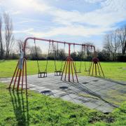 The current playground equipment at Little Yeldham
