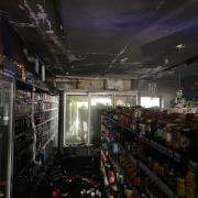 SEVERELY DAMAGED: The shop in Boreham has been forced to shut after the incident left the shop with 'significant' smoke damage