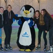 Skaters enjoy a separate Icescape experience