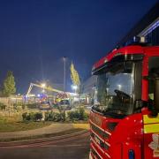 Fire - Crews attended a fire at Great Notley