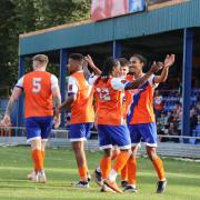 Top man: Aaron Blair has produced some memorable moments for Braintree Town so far, this season.