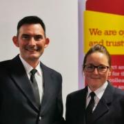 Claire Speed and Paul Brazier have been awarded Chief Fire Officer commendations