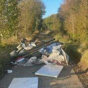 Illegal - A fly-tipping incident occurred last week and Braintree Council now wants to investigate it further